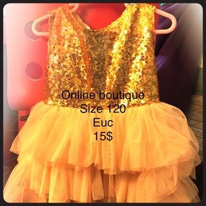 Worn once ! Little girls party dress